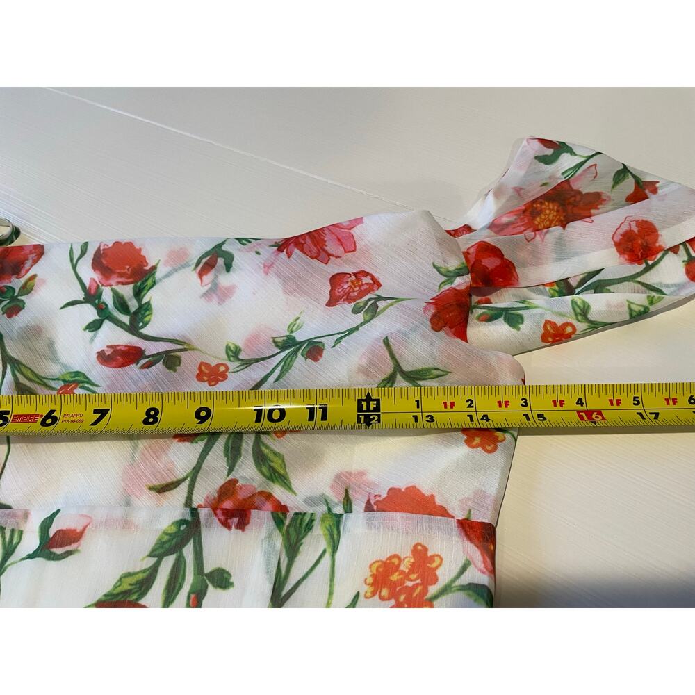 Hello Molly Maxi Dress Sz XS Rose Reverie Off The Shoulder  Floral Lined Flowy - Picture 7 of 11